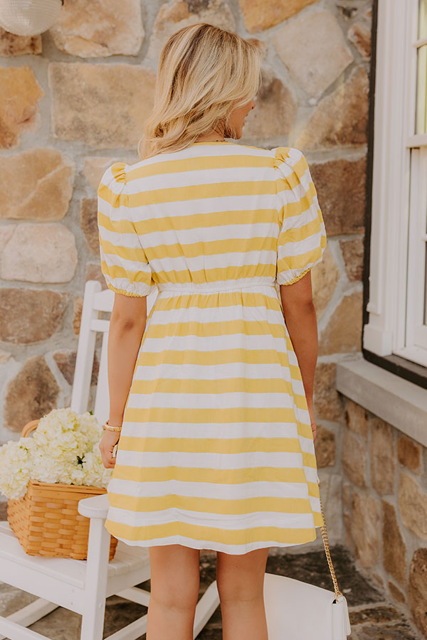 Snow Cones and Kisses Stripe Mini Dress