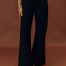 The Diana High Waist Wide Leg Pants in Black Image - 1