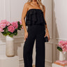 Martinis Please Ruffle Jumpsuit Image - 1