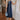  navy Small Town Bistro Knit Midi Dress in Navy 