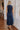 Small Town Bistro Knit Midi Dress in Navy   