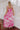  pink Tropical Bungalow Floral Maxi Dress 