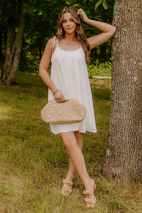 Coastal Cutie Jacquard Mini Dress