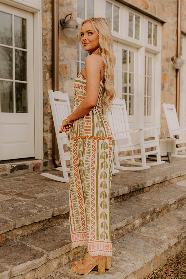 Desert Dreams Smocked Maxi Dress   