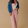 The Millie High Waist Stripe Wide Leg Jean Image - 1