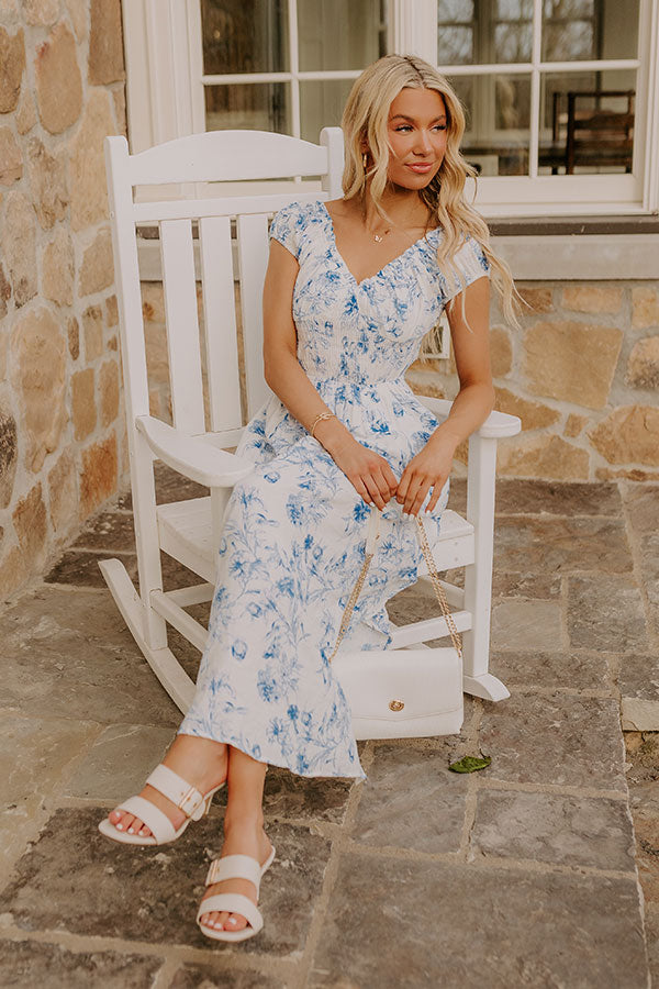 Sweet Attention Floral Midi Dress