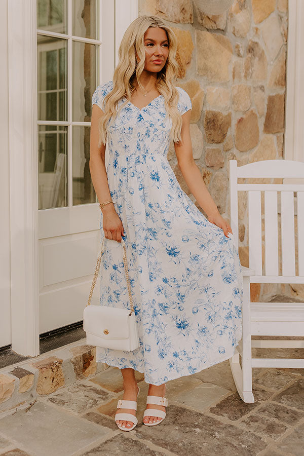 Sweet Attention Floral Midi Dress