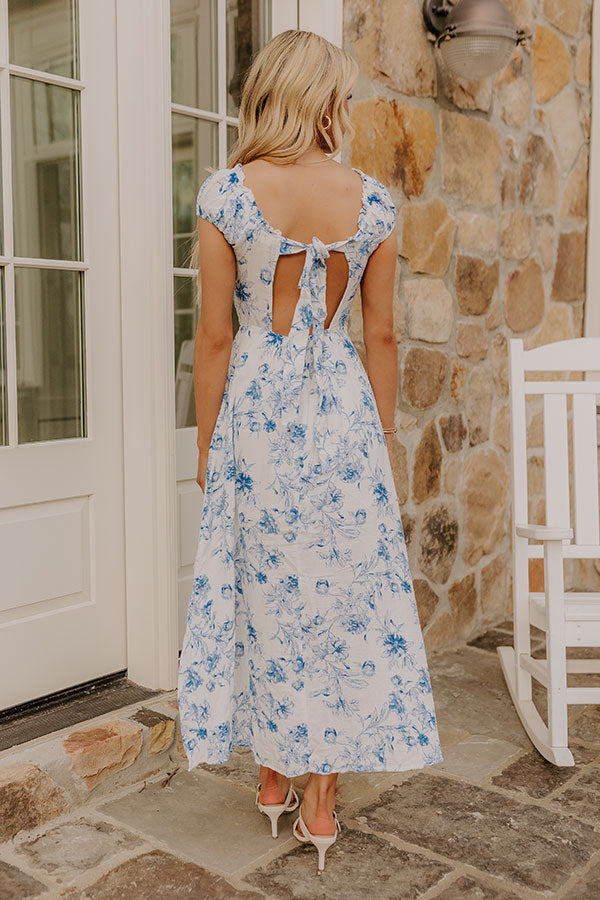 Sweet Attention Floral Midi Dress