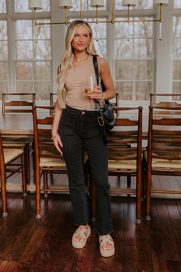 The Vivian High Waist Straight Leg Jean