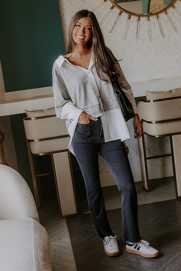 The Vivian High Waist Straight Leg Jean