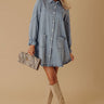 Pastry Shop Cutie Denim Mini Dress Image - 1