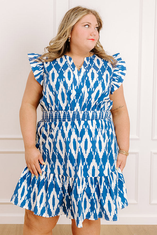 Mediterranean Dream Mini Dress Curves – Impressions Online Boutique
