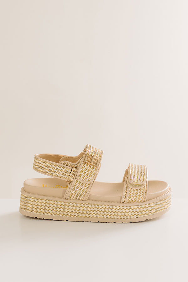 Go For It Raffia Woven Sandal Image - 1