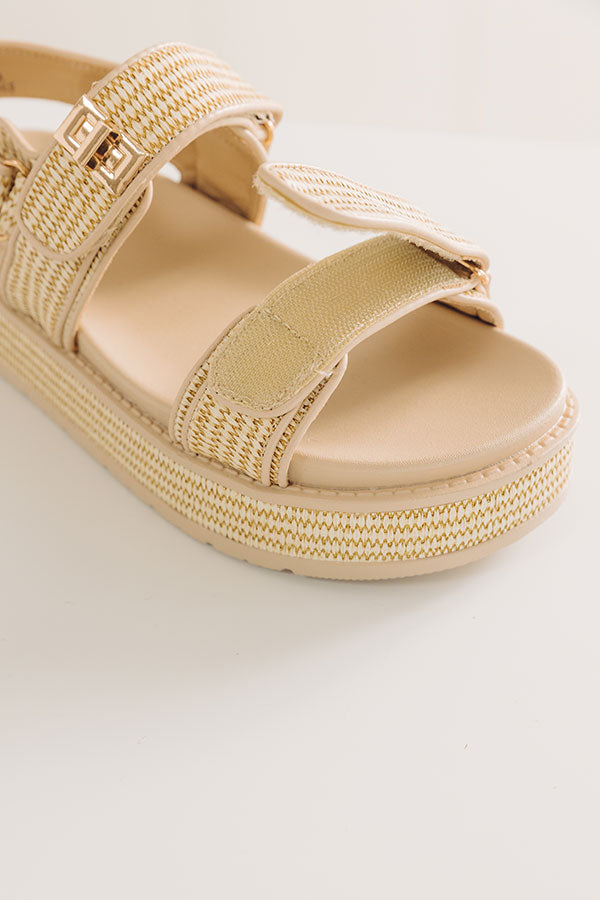 Go For It Raffia Woven Sandal Image - 3