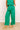  green Vacay Mindset High Waist Linen-Blend Pants 