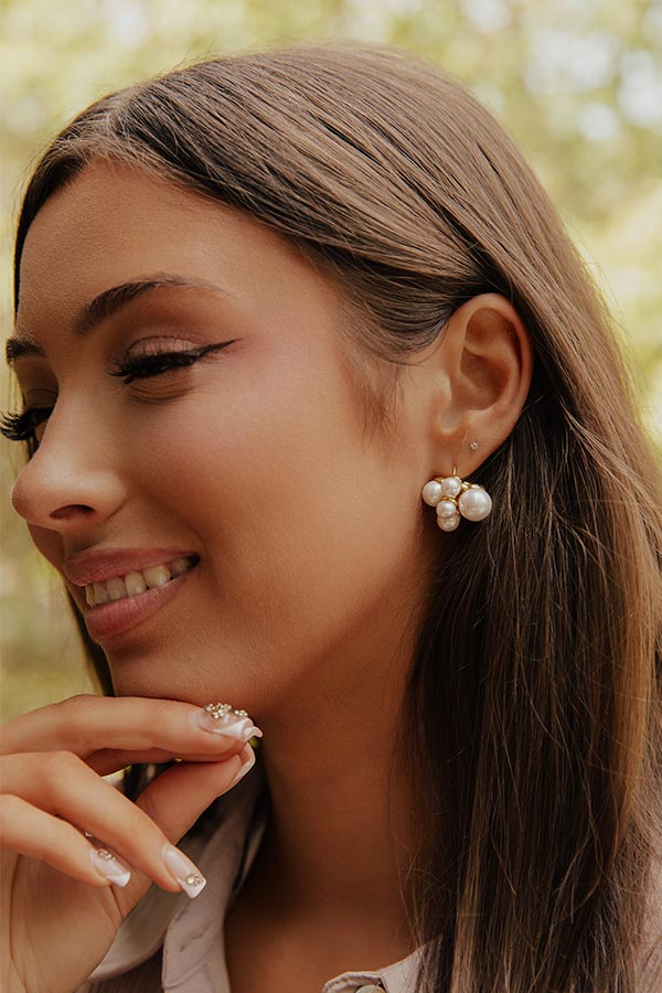 The Perfect Day Pearl Earrings Image - 1