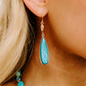  turquoise Charming Smile Drop Earrings in Turquoise 