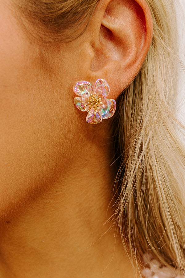 Glowing Smile Iridescent Earrings