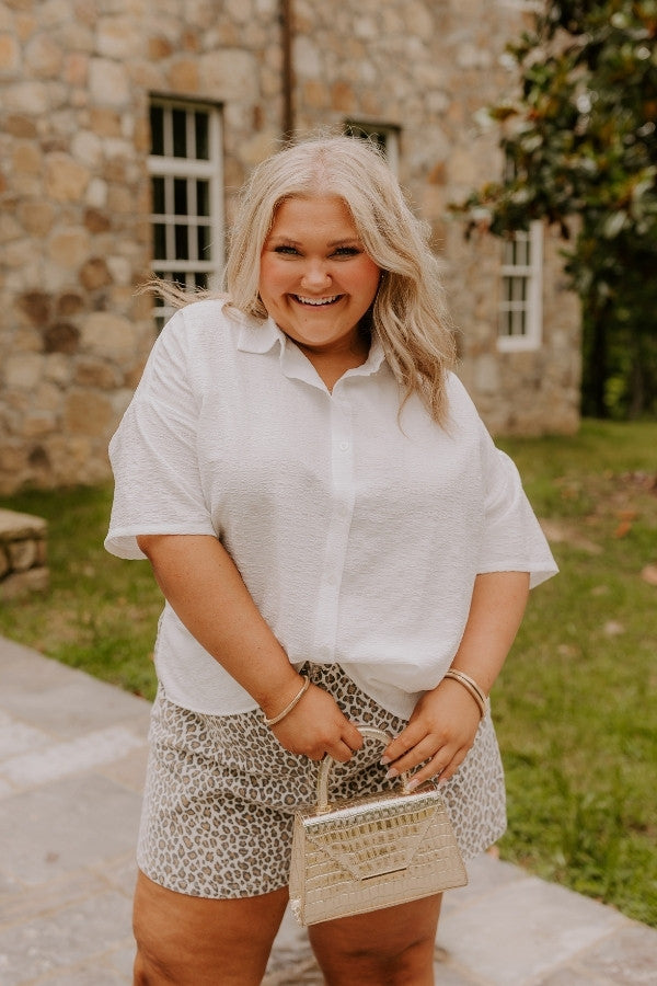 Little Coastal Town Button Up Curves