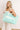 Beach Embroidered Canvas Tote in Ocean Wave   