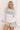 Beach Lifestyle Knit Sweater sky blue Casual Outing High Waist Pearl Embellished Skort in Sky Blue 