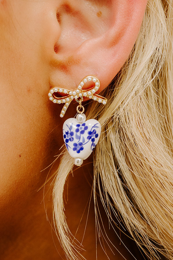 Sweet Smile Floral Earrings