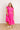 Sunny Spritzer Tiered Midi Dress in Hot Pink Curves   