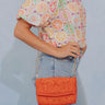 Vacay Mode Embellished Purse in Orange Image - 1
