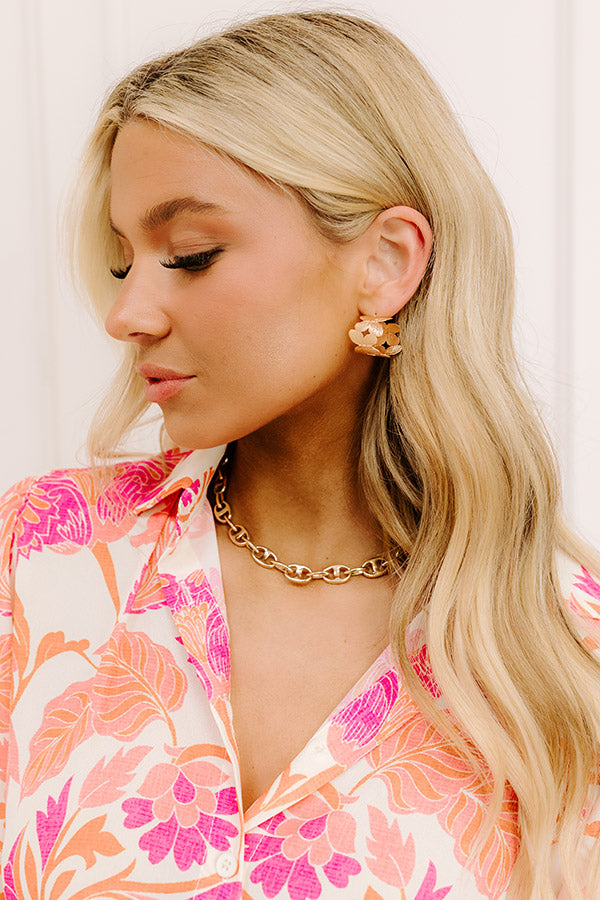 Butterfly Feels Hoop Earrings