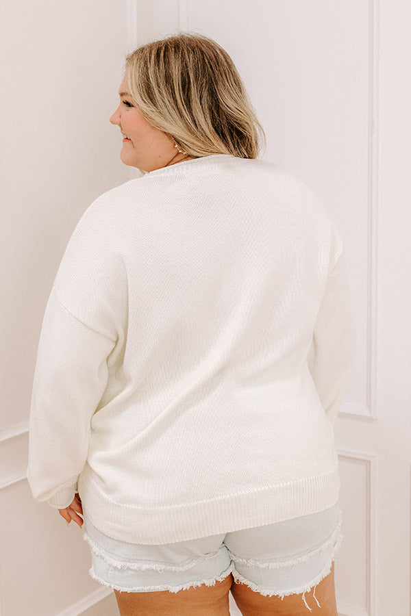 Feelin' Spritzy Knit Sweater Curves