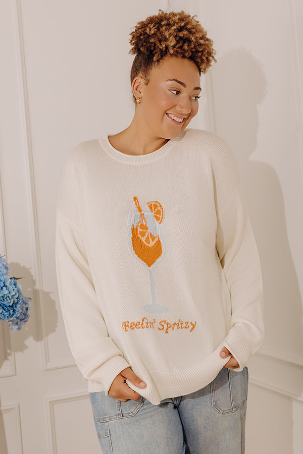 Feelin' Spritzy Knit Sweater Curves Image - 3