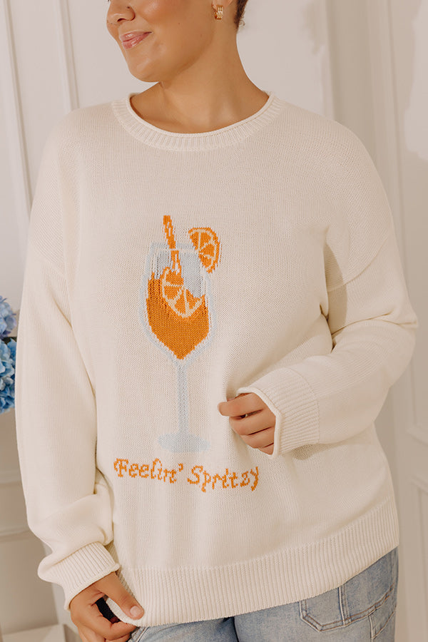 Feelin' Spritzy Knit Sweater Curves Image - 2