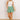  green The Eden High Waist Gingham Shorts in Green 