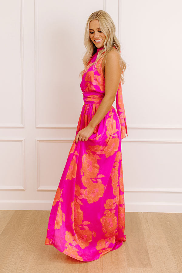 Garden Glam Floral Maxi Dress