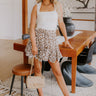 The Samantha High Waist Leopard Skort Image - 1