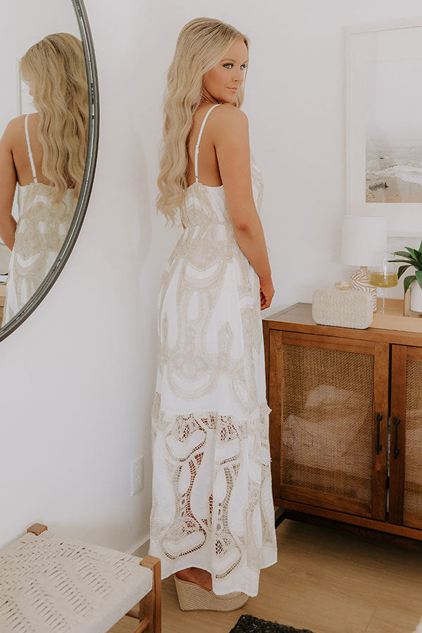 Cue The Boho Crochet Maxi Dress Cue The Boho Crochet Maxi Dress