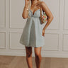 Nashville Nights Denim Mini Dress in Light Wash Image - 1