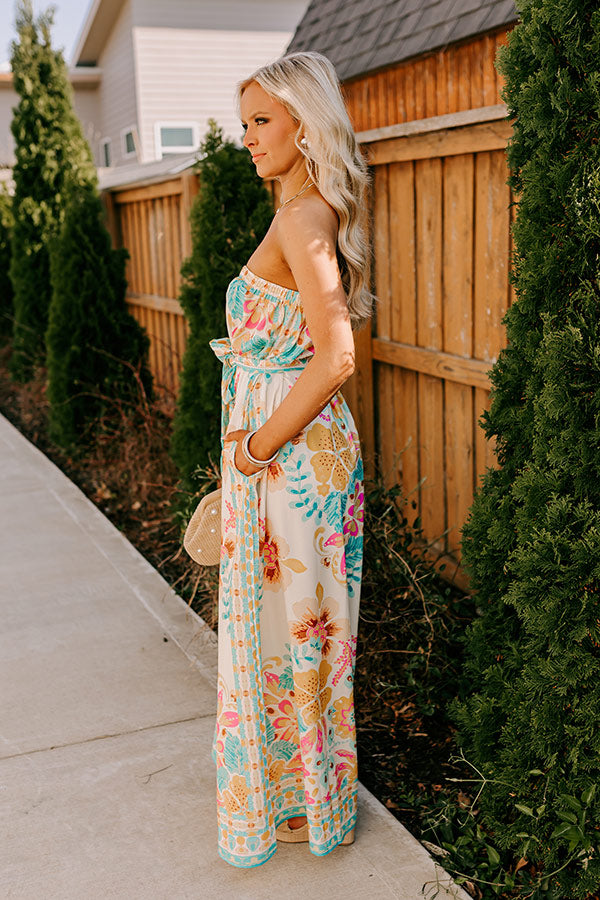 Tropical Retreat Wide Leg Jumpsuit Image - 4