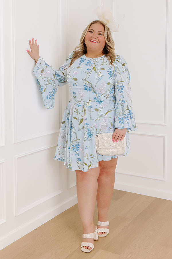 Dreamy Gardens Floral Mini Dress Curves Image 4   
