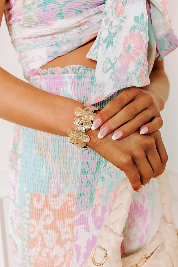 Dreamy Gardens Cuff Bracelet