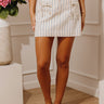 Yacht Party High Waist Denim Mini Skirt Image - 1
