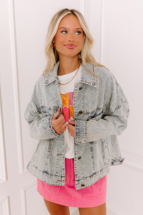 The Wendy Distressed Denim Jacket