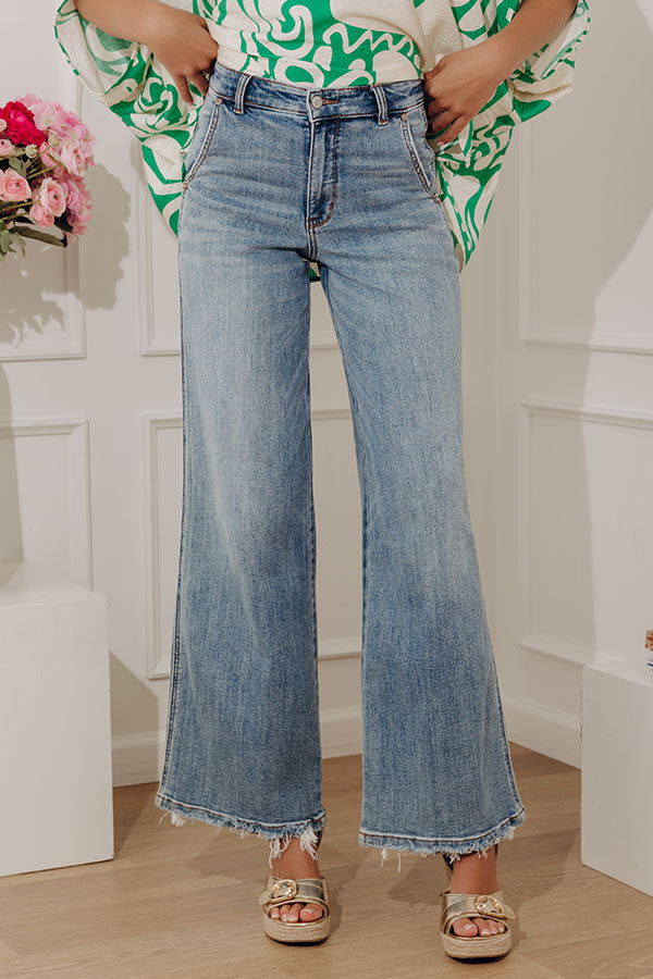 JUDY BLUE Cora High Waist Wide Leg Jean Image - 1