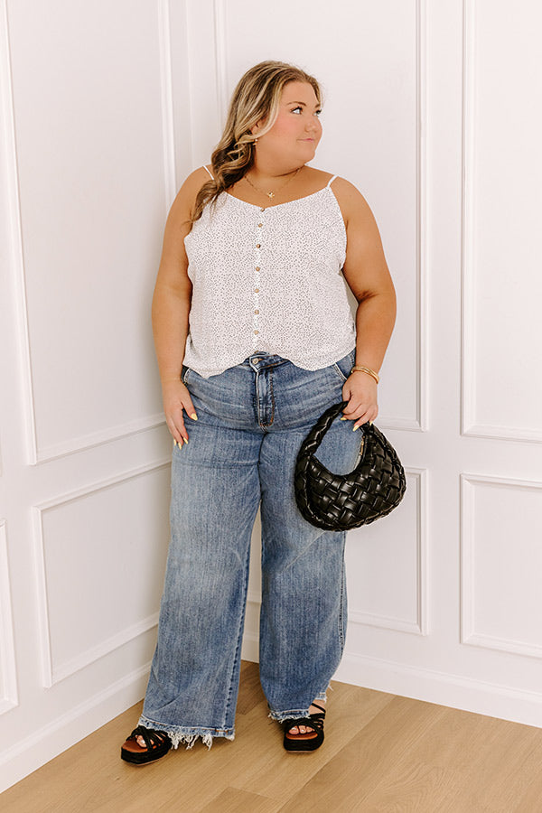 JUDY BLUE Cora High Waist Wide Leg Jean Curves Image 1
