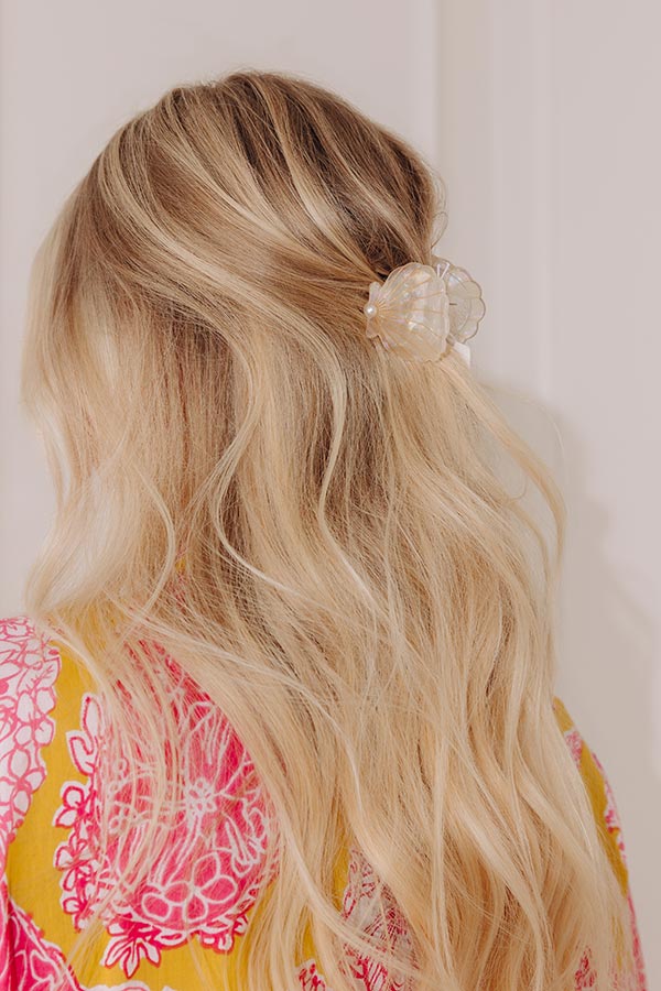 Seashells And Sunshine Hair Claw Clip in Champagne Image - 1