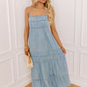 Coastal Town Chambray Maxi Dress Image - 1