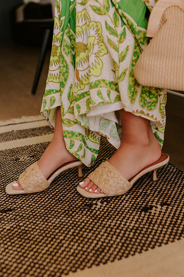 Party In Paradise Raffia Woven Heel Image 1