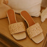 Party In Paradise Raffia Woven Heel Image - 1