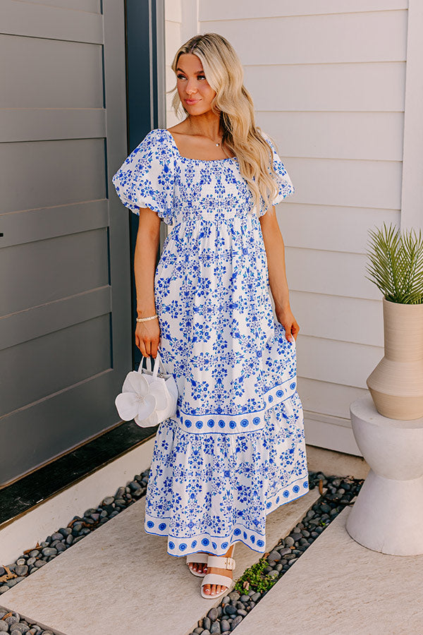 boutique floral maxi dress Farm Rio Multicolor Floral Mix Maxi Dress