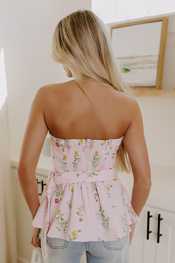 Sweet Surprise Floral Peplum Top – Impressions Online Boutique